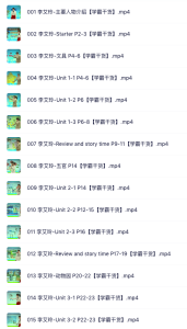 233网校小学一年级英语 教材同步讲解视频-优课网